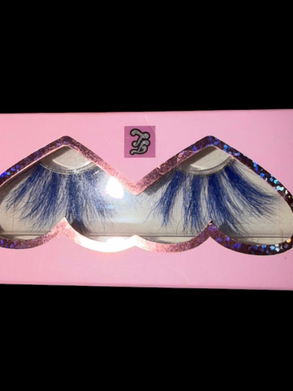 Vibrant Blue Fluffy Faux Mink Lashes -